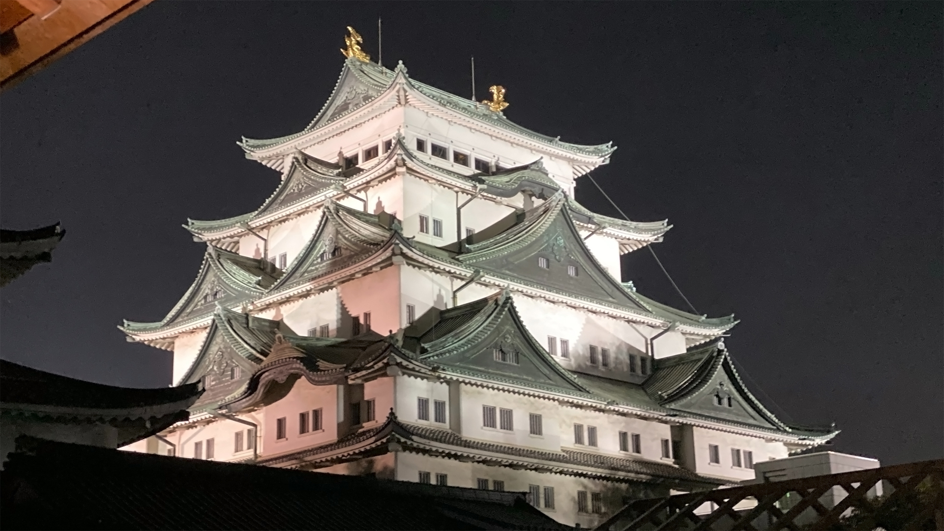 名古屋城作業後の外観